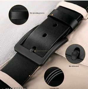 Genuine Leather Belt Set