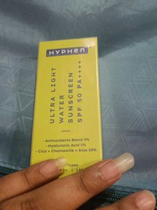 Hyphen Ultra Light Water Sunscreen SPF 50 PA++++