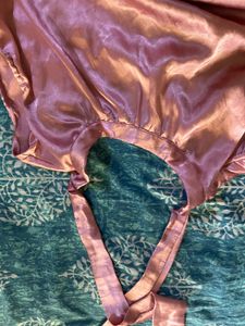 Chic Metallic Crop Top