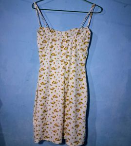 Cute Floral Mini Dress