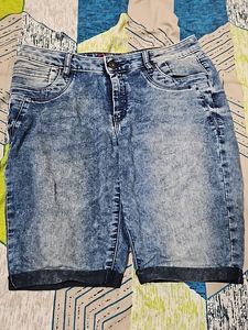 Bare Denim Shorts For Women