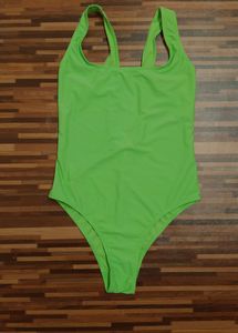 Neon Green Bodysuit/Swimsuit – Primark (Size M)