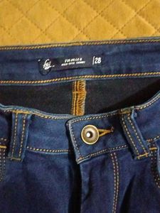 Classic Dark Wash Denim Jeans