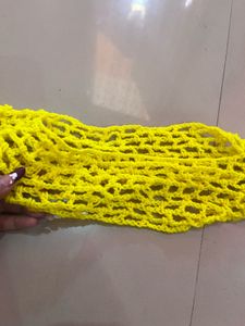 Yellow Crchet bolero