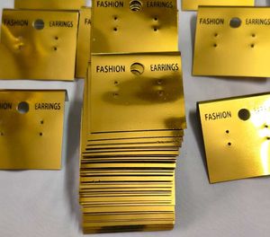 Gold Earring Display Cards 40pieces