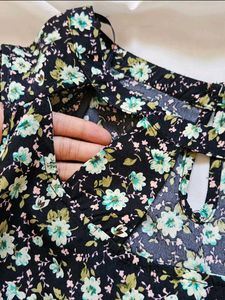 Floral Dress (Papaya)