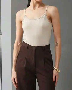 Shein Adjustable Spaghetti Strap Asymmetric Hem