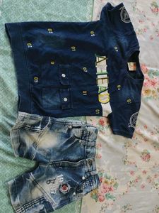 Boys Denim Outfit Set