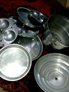 Vintage Idli Steamer Pot aluminium body