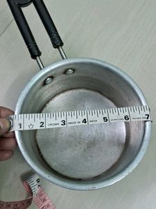 Vintage Aluminum Saucepan with Handle