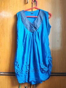 Vibrant Blue sleeveless top