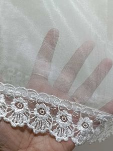 Pure Organza Dupatta With Lace All Border
