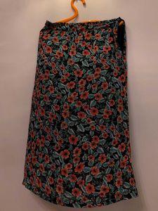 Floral Print Skirt