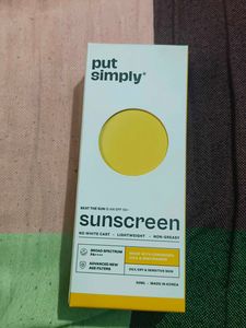 Put Simply Sunscreen SPF 50+