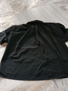 Classic Black Collared Shirt