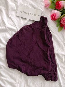 🇦🇱132.Burgundy High-Waisted Briefs