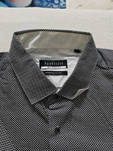 Men's Dotted Long Sleeve Shirt