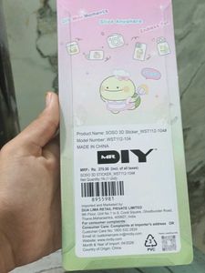 soso's 3D sticker sheet