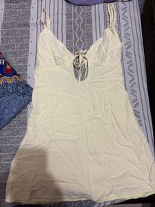 butter yellow dress
