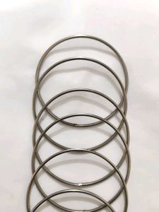 Set of 6 Silver Bangles
