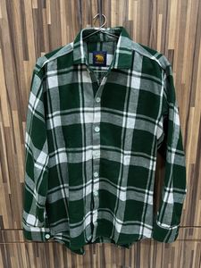 Men's Green Plaid Flannel Shirt