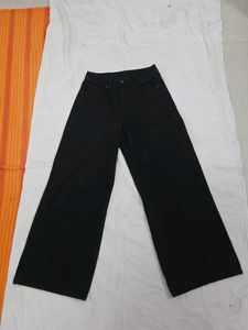 Nuon by Westside Black Wide Leg Jeans