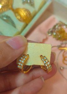 Sparkling Hoop Earrings