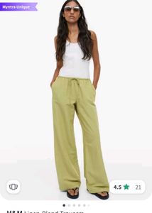 women brand new H&M linen pants