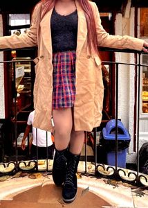 Mini Plaid Pleated Korean Skirt