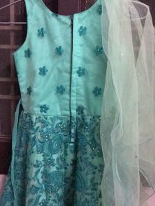 beautiful dress with attached dupatta