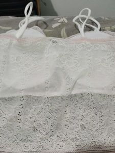 White Lace Bralette Top
