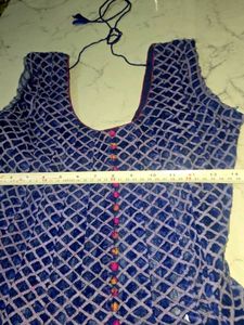 Elegant Blue Printed Kurta usd