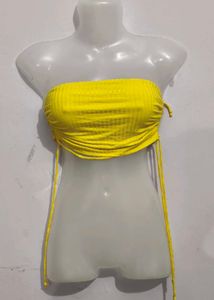 Bright Yellow Tube Top