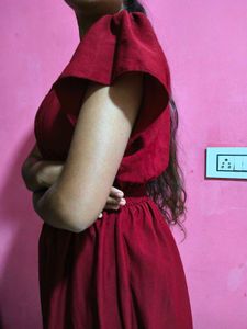 Rust Red Dress