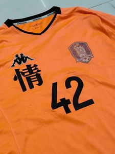Kappa Long Sleeve Soccer Jersey Orange