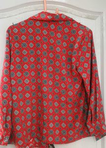 ALFRED DUNNER SHIRT/BLOUSE With Shoulders Pads