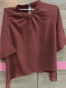 Elegant Brown Blouse