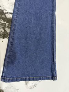 Women's Blue Denim Bell Bottom Jeans