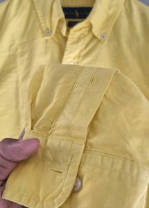 Yellow Polo Ralph Lauren Button-Up Shirt