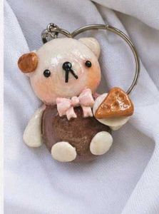 Cute Teddy Bear Keychain