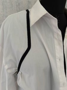 Classic White Button-Up Shirt