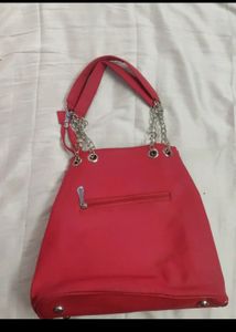 Bright Elegant Red🍒 HAND BAG