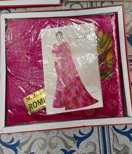 Beautiful Pink Ethnic Saree