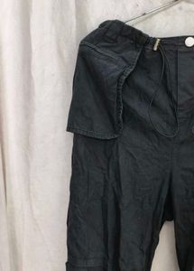 Black Cargo Style Pants