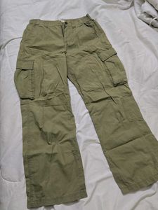 y2k Olive Green Cargo Pants