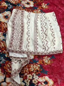 Boho Print Wrap Skirt( fixed price )