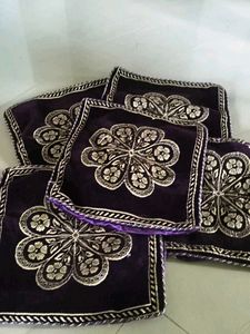Exquisite Embroidered sofa cover set