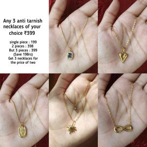 Anti Tarnish Necklace Combo