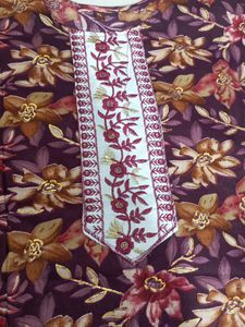 Floral Print Kurta