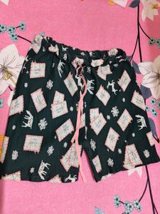 Cozy Sleep Shorts with Cute Print